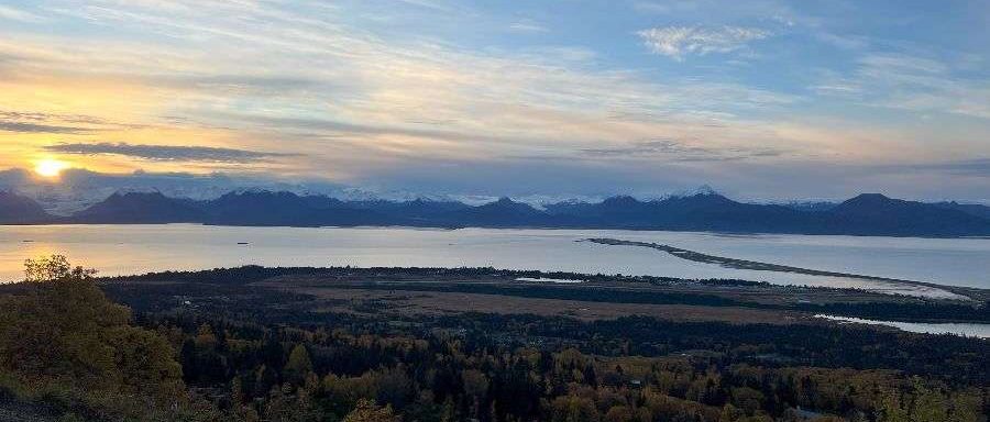 Homer spit landscape photo